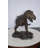 Tyrannosaurus Rex Dinosaur Bronze Statue -  Size: 31"L x 12"W x 15"H.