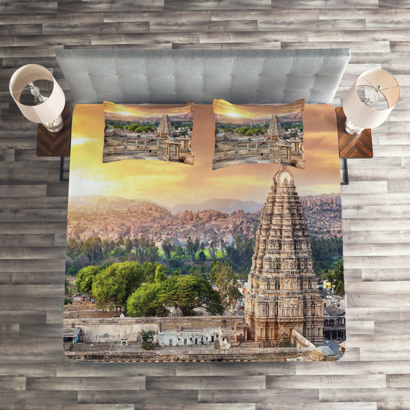 Eclectic Polyester Coverlet