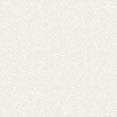 Bazaar Metallic Geometric Moroccan Paisley 33' L x 21" W Wallpaper Roll
