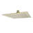 Ascend Ultra-Thin Square Shower Head - 10 in., Brushed Brass-121869644-123125556