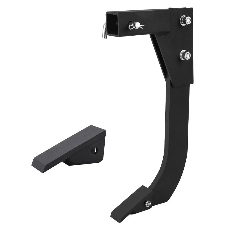 Hitch-Mounted Subsoiler Ripper, 46cm Shank Middle Buster Plow for ATV/UTV & Tractor with 5cm Receiver, One-Pin Mount, 2 Replaceable Ripper Teeth, Heavy-Duty Trencher