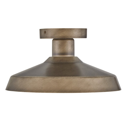 Plafonnier encastré extérieur bronze bruni Forge