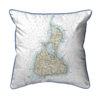 Housse de coussin décoratif d’intérieur/extérieur cordons pour îlot de style ri