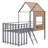 Metal Loft Bed With Ladder-114256615