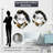 Celestial Concealment Ripple I - Abstract 3D Shapes Irregular Modern Large Wall Mirror-107230134