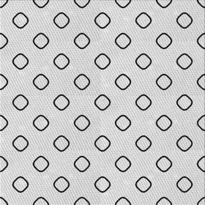 Tapis blanc/noir à motifs