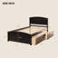 Lit plateforme simple avec deux tiroirs-618382724