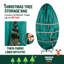  Sac de rangement pour arbre de Noël, vert