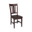 Chaise d'appoint en bois massif Evalyn-17610695