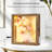 LED Shadow Box Frame 11''X 12'' Wine Cork Holder Display Case Wall Mounted And Tabletop Wooden Memory Box Picture Frame Display Keepsake Box For Memorabilia Awards Bouquet Photos Crafts Tickets