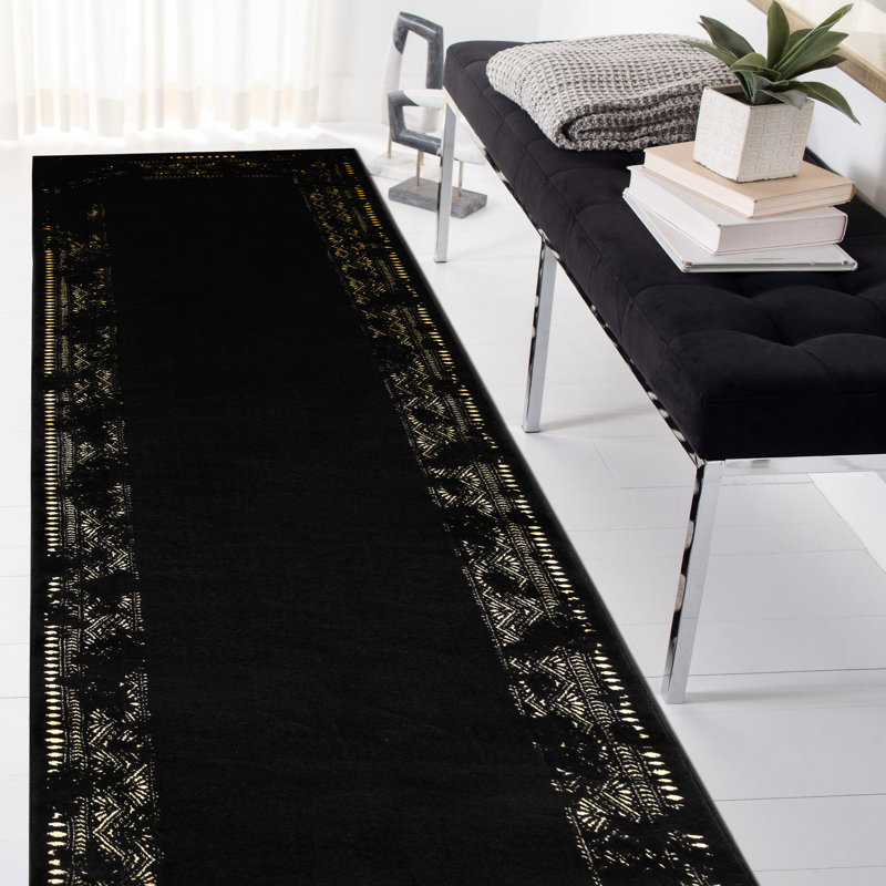 Salalima Geometric Machine Tufted Area Rug, Runner 80 x 200cm