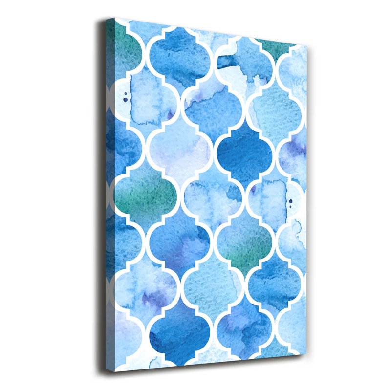 Moroccan Background - Wrapped Canvas Print