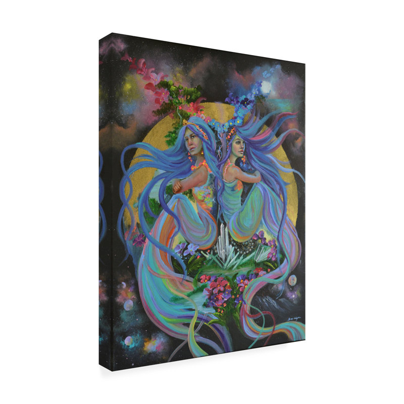 Peinture moderne et contemporaine sur toile, H 14 po x l 19 po x P 2 po