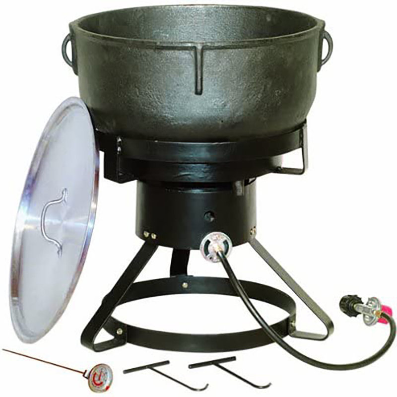 King Kooker Tall Cooker Single Burner High Pressure Propane Jambalaya Kit, 10 Gallon