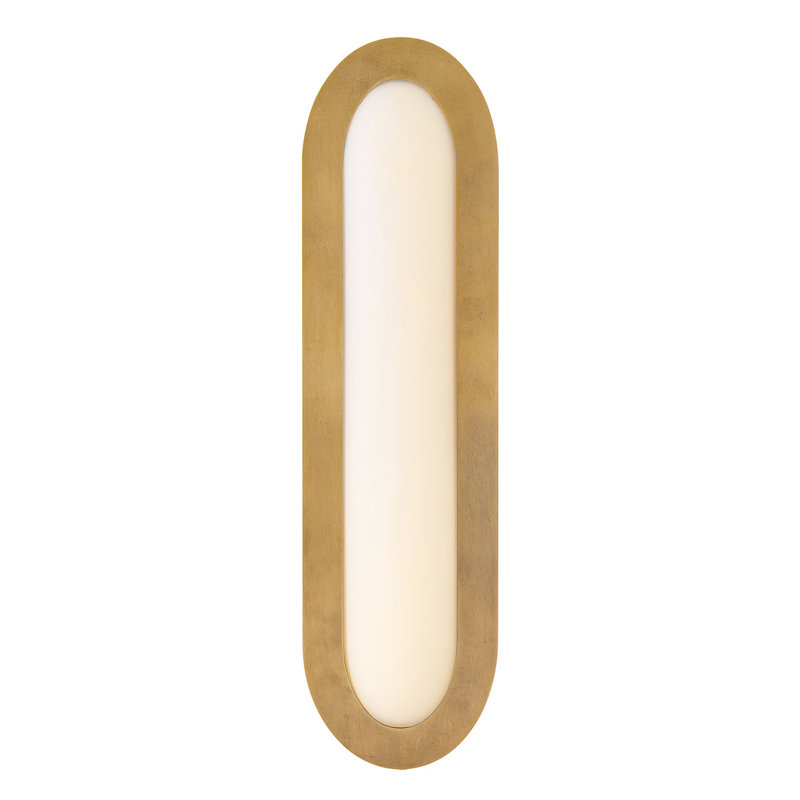 Emme 22-in Integrated LED Elliptical Plug-In Bath Vanity w/ Etched Opal Glass