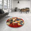 Tapis contemporain beige / brun / gris-1396928662