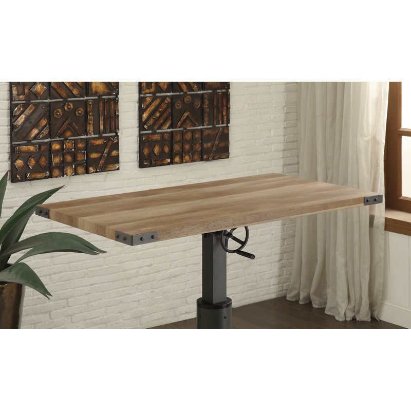 Bureau debout ajustable Gowdy, H (32-42) po H x l 48,5 po x P 26,75 po
