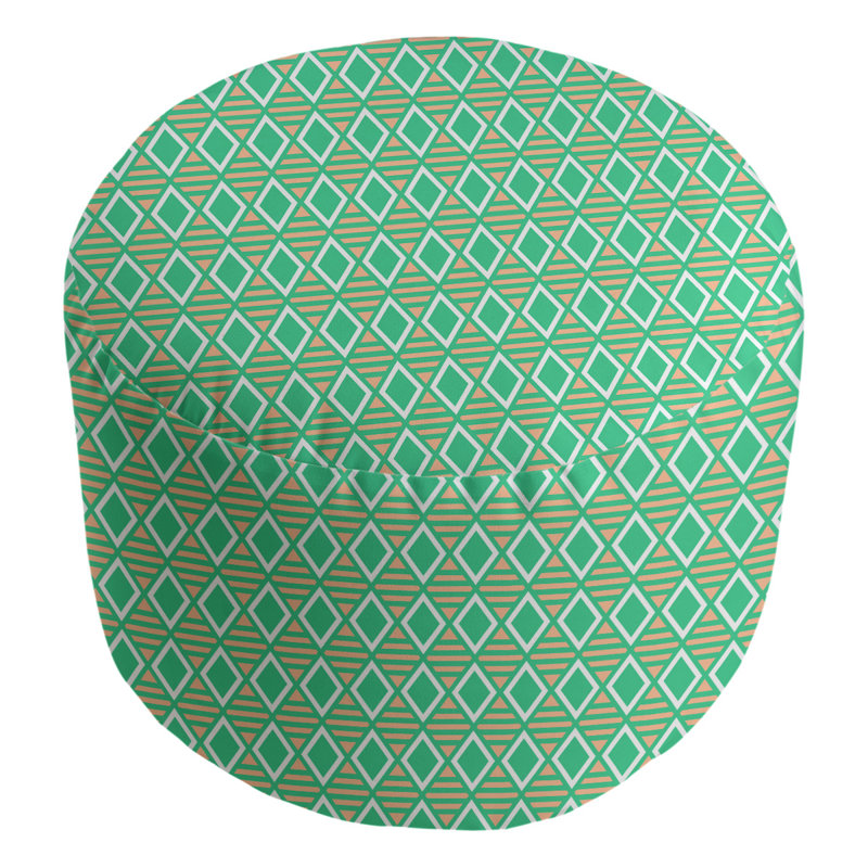 Repose-pieds Avicia, Vert / Orange clair