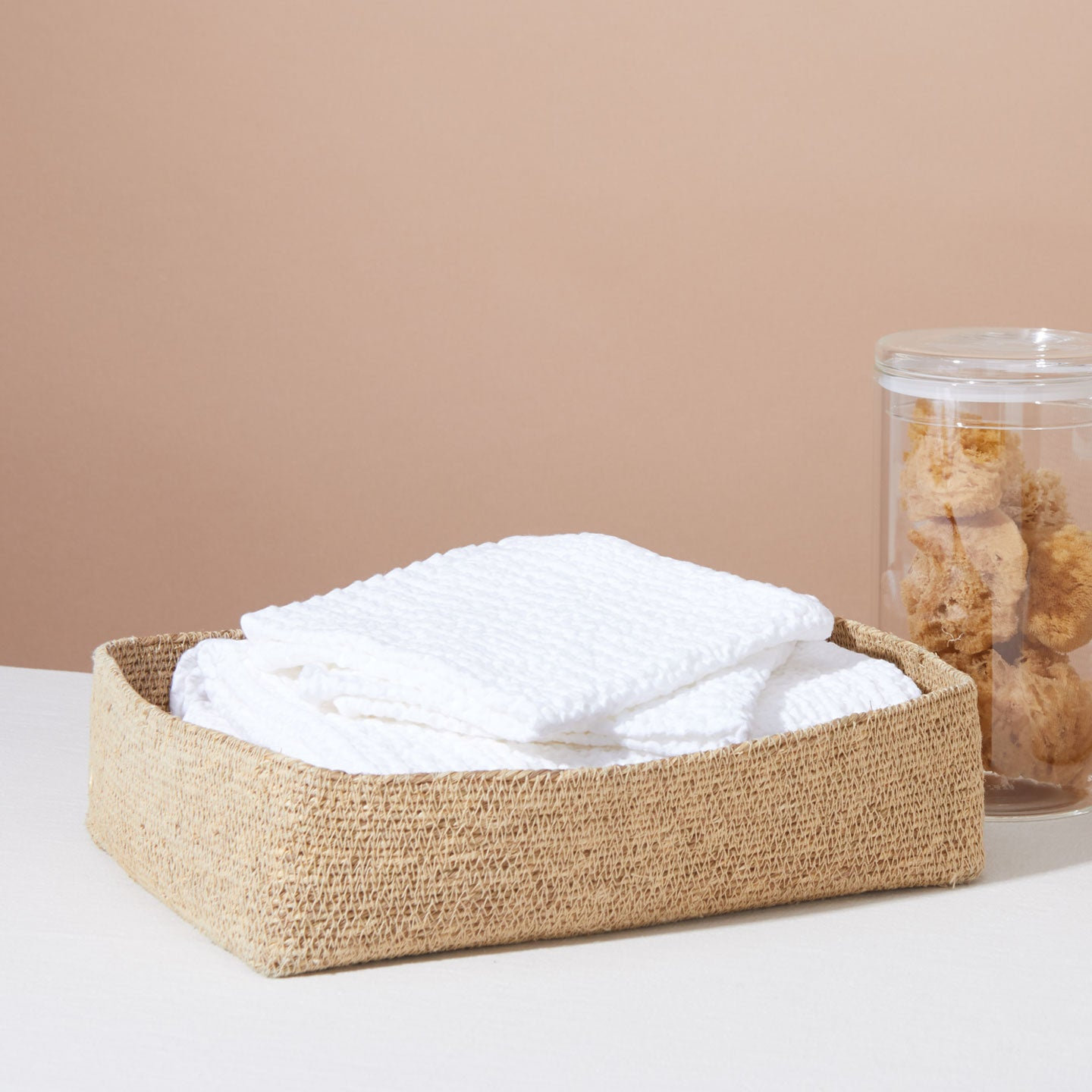 Simple 100% Cotton, White, Hand Towel - 1 Pack