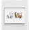 «Happy Cat», idée de décor de thème de chambre de bébé, adorable art de chat blanc et noir, idée de cadeau de propriétaire de chat orange, affiche d'art mural