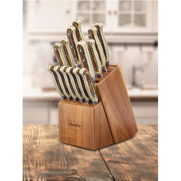 Cuisinart 15-Piece Stainless Steel Hollow-Handle Cutlery Block Set with  Acacia Block + Reviews