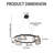Modern Unique Chandelier With Led Light Kit