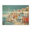 Santorin coloré en Grèce II - Santorin sur bois-1947246932