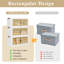 Grands bacs de rangement empilables avec couvercles-111089982
