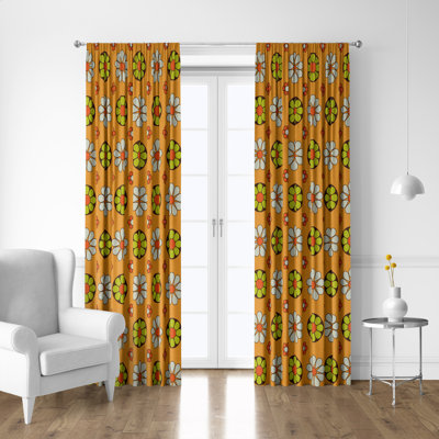 Semi Sheer Curtain Pair