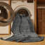 Tapis gris uni lavable à la machine-885661095