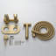 Hot And Cold Brass Bidet Spray Kit,Wall Mount,Brushed Gold
