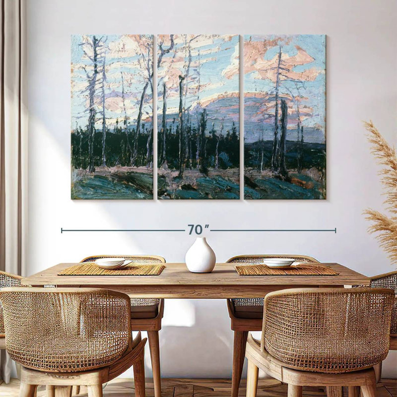 Avery Terre brûlée au coucher du soleil, H 42 po x l 65 po