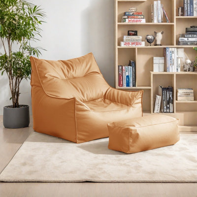 Retro minimalist bean bag sofa