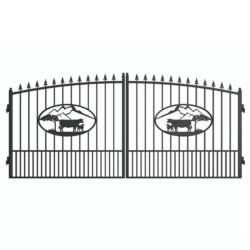  Barrière d'entrée en fer 14 pi