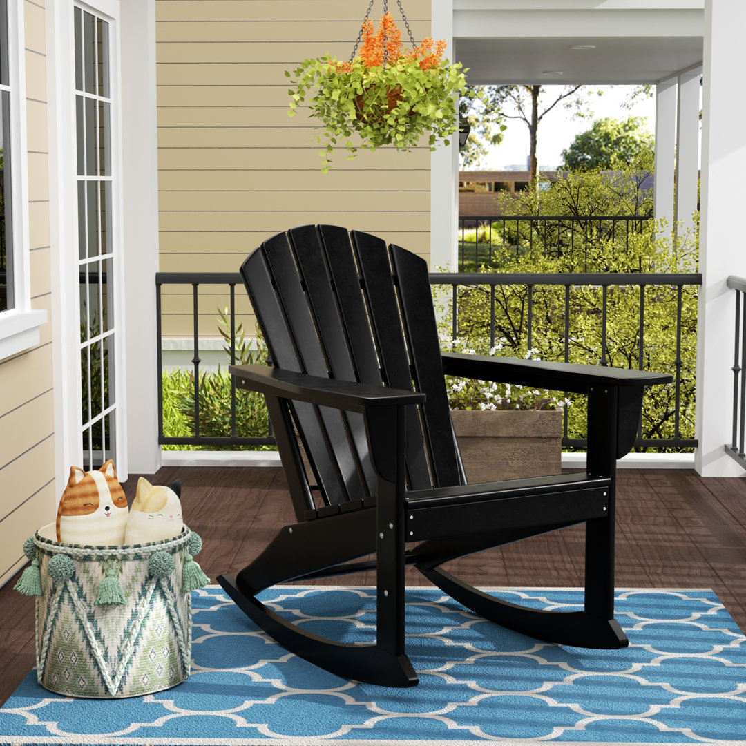 Alcide HDPE Rocking Adirondack Chair Dovecove 