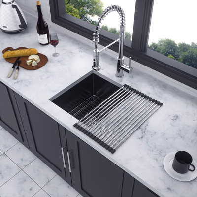 15'' L Single Bowl Stainless Steel Kitchen Sink