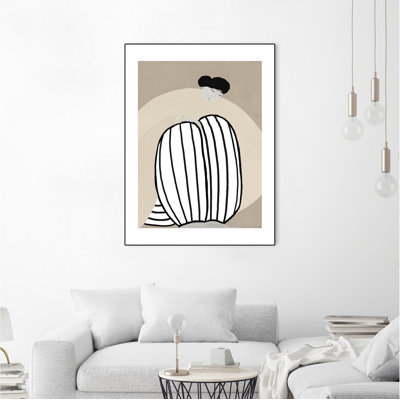 Toile encadrée «Forms X»