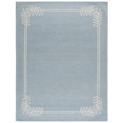 Martha Stewart Hand Tufted Wool; Cotton Solid Color Indoor / Outdoor Rug