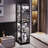 69"H 4-Tier Corner Display Cabinet with Light-411506418