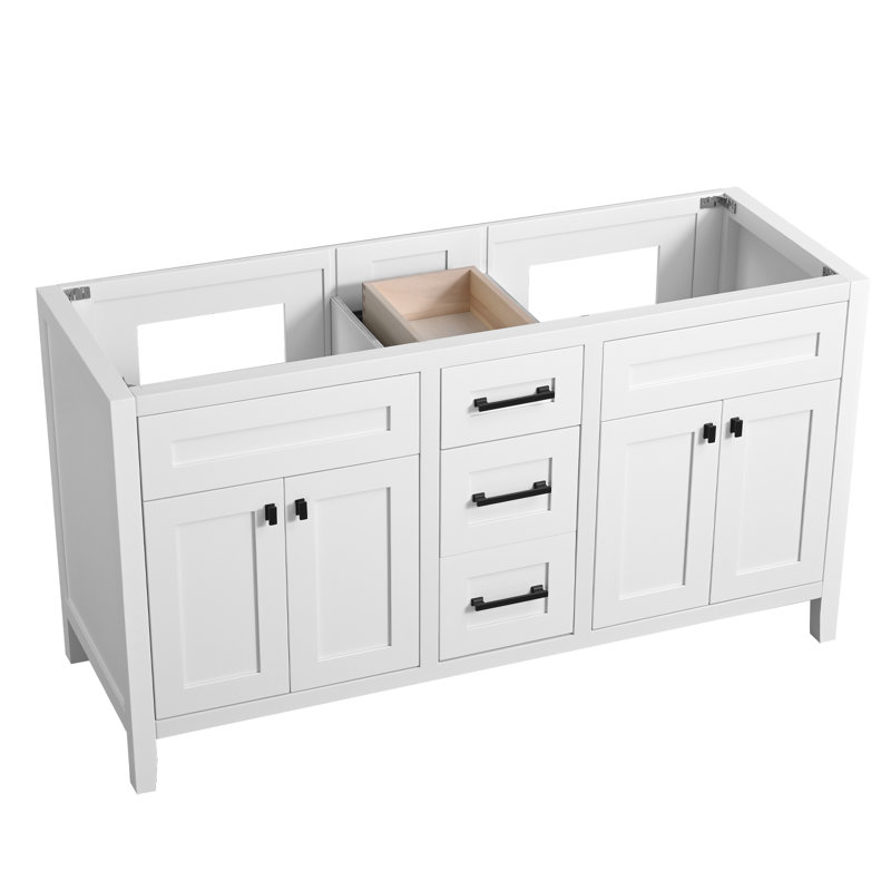 Mirren 60" Double Bathroom Vanity Base Only