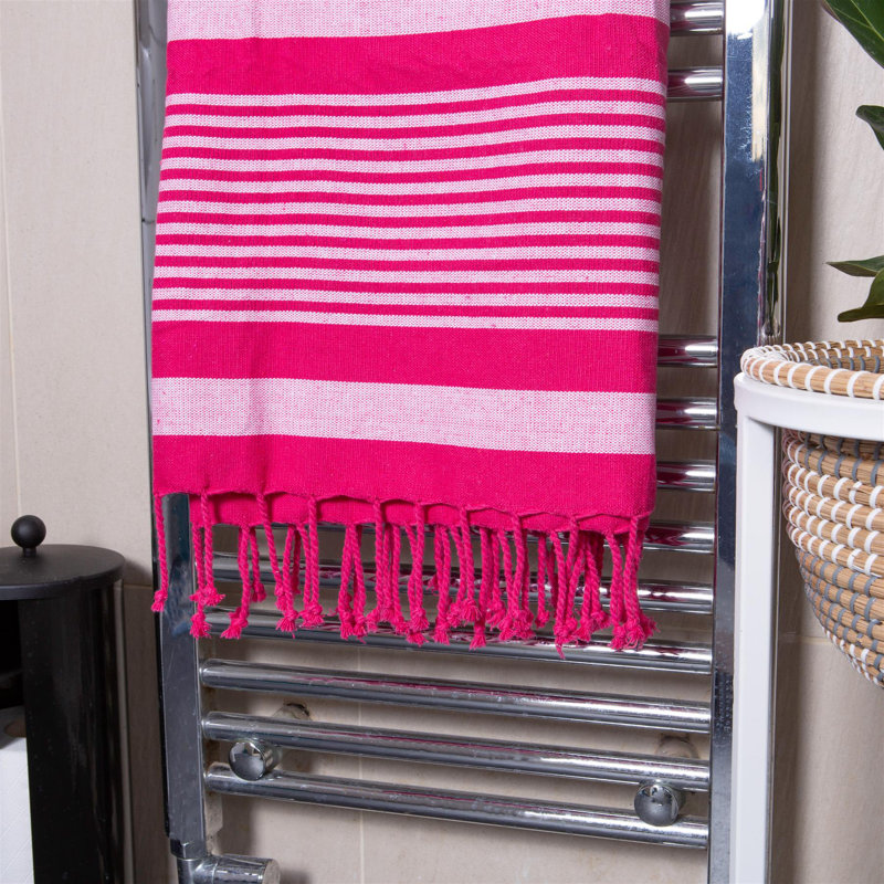 Nicola Spring - Deluxe Cotton Turkish Bath Towel, Pink
