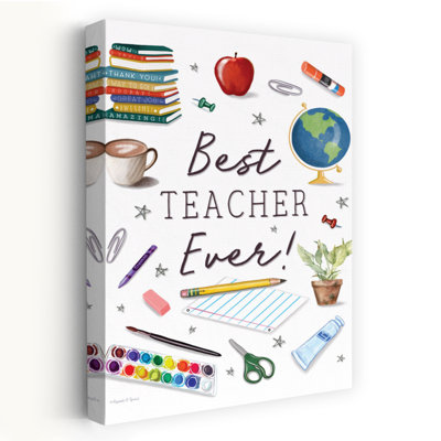 «Best Teacher Ever», art abstrait contemporain