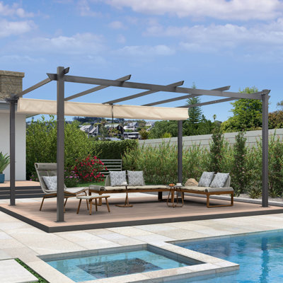 5m x 3.5m Aluminum Pergola