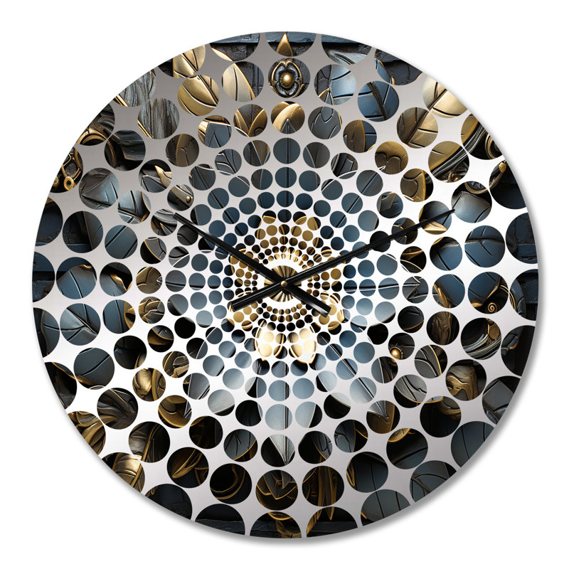 Horloge murale Zellweger - Abstract Botanicals, Médium