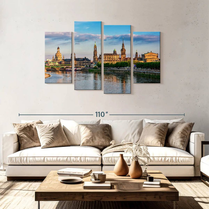 Paysage urbain Nicci Dresden, H 48 po x l 75 po