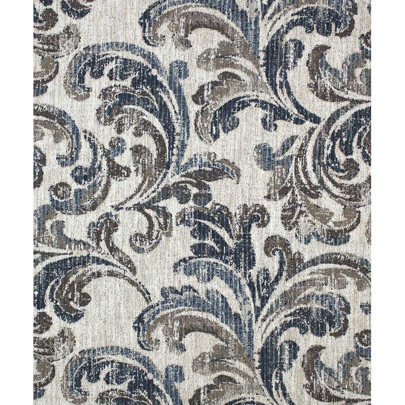 Chester Fabric, Blue/Beige