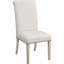 Chaises de salle à manger rembourrées Rustic Beige (2) - Ajoute du charme à la pièce 2 pièces, dossier uni