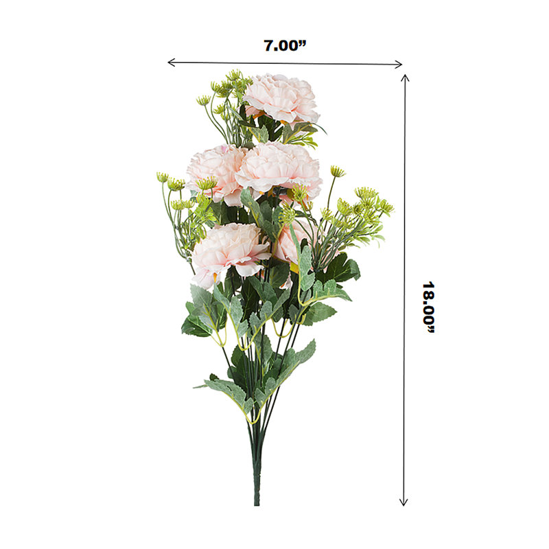 Silk Peony Arrangement, Pink
