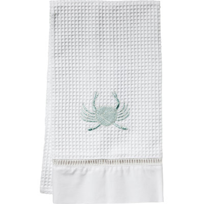 Crab Cotton Ultra Light Waffle Hand Towel