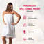 Enveloppement personnalisé pour serviettes de spa pour femmes - Enveloppement corporel gaufré doux et absorbant - Serviettes de bain personnalisées avec nom brodé-1420497140-1420684933-1420497150
